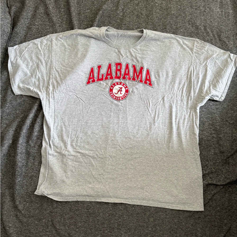 Alabama Russell Athletic Gray T-Shirt